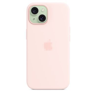 Чехол Silicone Case Full OEM+MagSafe для iPhone 15 Light Pink - ash-mobile.com.ua - фото 4
