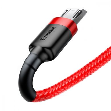 Кабель Baseus Cafule Micro-USB 2.4A (1m) Red/Black купити