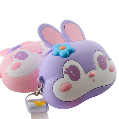 Сумка на плече для дитячого фотоапарату Rabbit Head 14,4*13,8*4 Purple купити