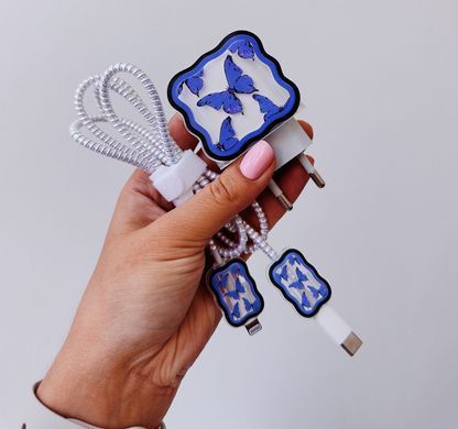 Захисний чохол для блоку ЗП + Кліпса + Пружинка для кабелю ButterFly - ash-mobile.com.ua - фото 2