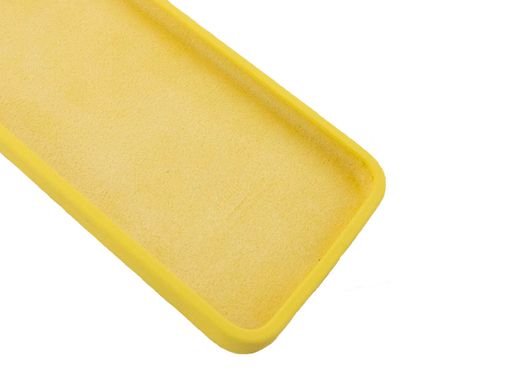 Чохол Silicone Case FULL+Camera Square для iPhone 7 | 8 | SE 2 | SE 3 Yellow купити
