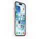 Чехол Silicone Case Full OEM+MagSafe для iPhone 15 Light Pink