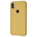 Чохол Silicone Case Full для iPhone X | XS Gold купити