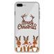 Чехол прозрачный Print NEW YEAR для iPhone 7 Plus | 8 Plus Three deer купить