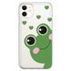 Чехол прозрачный Print Happy Nice для iPhone 12 | 12 PRO Frog - ash-mobile.com.ua - фото 1