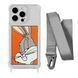 Чохол прозорий з ремінцем Print Кролик для iPhone 11 PRO MAX Кролик/Silver