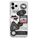 Чехол прозрачный Print NO WAR для iPhone 14 PRO MAX Стикер - ash-mobile.com.ua - фото 1