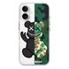 Чехол прозрачный Print Robot Bear with MagSafe для iPhone 16 Green - ash-mobile.com.ua - фото 1