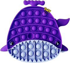 Pop-It іграшка Whale (Кит) Purple купити