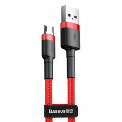 Кабель Baseus Cafule Micro-USB 2.4A (1m) Red купити