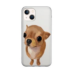 Чохол прозорий Print Dogs для iPhone 13 MINI Dog Chihuahua Light-Brown