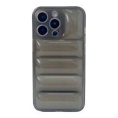 Чехол Silicone Inflatable Case для iPhone 13 PRO Transparent Gray