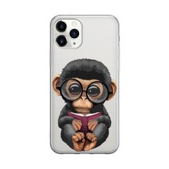 Чохол прозорий Print Animals для iPhone 13 PRO MAX Monkey