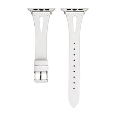 Ремінець Leather V Model для Apple Watch 38/40/41 mm White купити