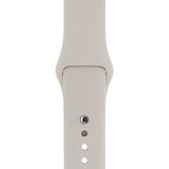 Ремінець Silicone Sport Band для Apple Watch 42mm | 44mm | 45mm | 49mm Stone розмір S купити