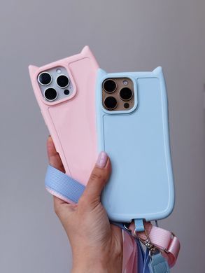 Чохол Cat with Straps для iPhone 16e | 17e Blue - ash-mobile.com.ua - фото 6