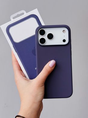Чохол Silicone Case with MagSafe OEM для iPhone 17 PRO MAX Black