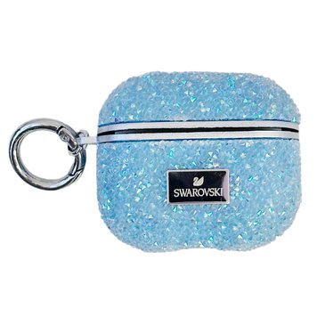 Чохол Swarovski Diamonds для AirPods PRO Sky Blue - ash-mobile.com.ua - фото 1