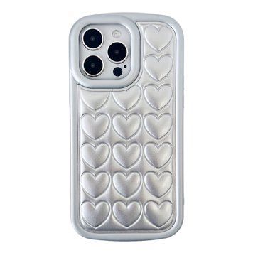 Чехол 3D Love Case для iPhone 13 PRO MAX Silver - ash-mobile.com.ua - фото 1