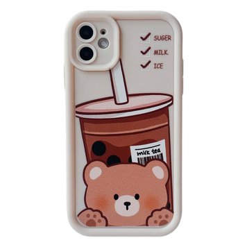 Чохол Wilkins Case для iPhone 12 Bear Biege - ash-mobile.com.ua - фото 1