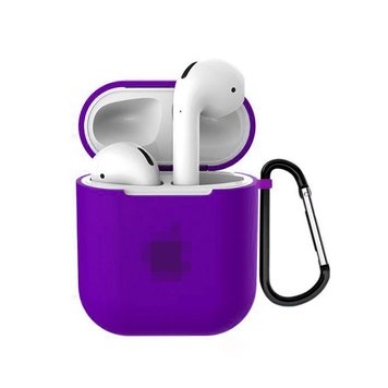 Чохол (яблуко) для AirPods 3 Ultraviolet - ash-mobile.com.ua - фото 1