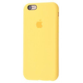 Чехол Silicone Case Full для iPhone 6 | 6s Yellow - ash-mobile.com.ua - фото 1