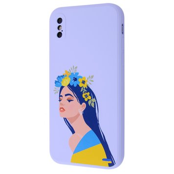 Чехол WAVE Ukraine Edition Case для iPhone XS MAX Ukraine girl Glycine - ash-mobile.com.ua - фото 1