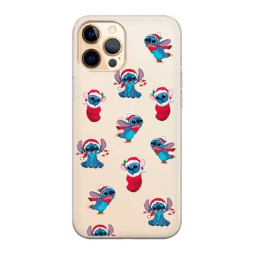 Чохол прозорий Print NEW YEAR для iPhone 13 PRO MAX Blue Monster Red Hat - ash-mobile.com.ua - фото 1