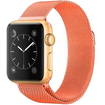 Ремешок Milanese Loop для Apple Watch 38mm | 40mm | 41mm Papaya - ash-mobile.com.ua - фото 1