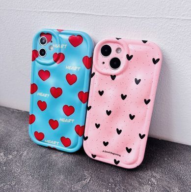 Чехол Candy Heart Case для iPhone 14 PRO MAX Blue/Red - ash-mobile.com.ua - фото 4