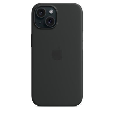 Чехол Silicone Case Full OEM+MagSafe для iPhone 15 Black - ash-mobile.com.ua - фото 5