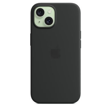 Чехол Silicone Case Full OEM+MagSafe для iPhone 15 Black - ash-mobile.com.ua - фото 4