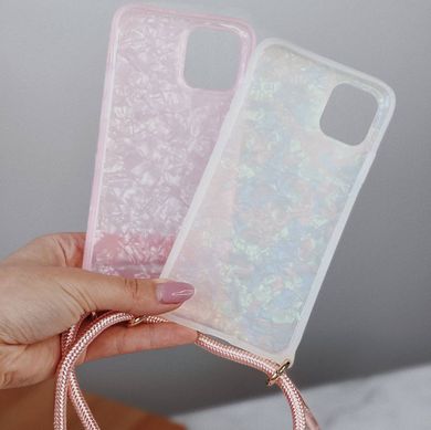 Чохол Confetti Jelly Case на шнурку для iPhone 12 PRO MAX White - ash-mobile.com.ua - фото 6