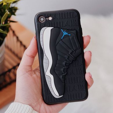 Чехол Sneakers Brand Case (TPU) для iPhone 7 | 8 | SE 2 | SE 3 Кроссовок Black купить