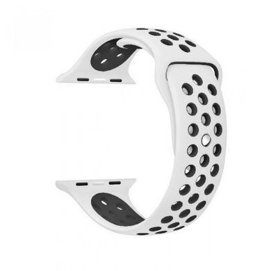Ремінець Nike Sport Band для Apple Watch 42mm | 44mm | 45mm | 49mm White/Black купити