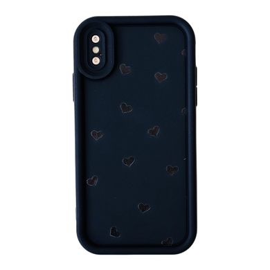 Чохол Wilkins Case для iPhone XR Tiny Hearts Black - ash-mobile.com.ua - фото 1