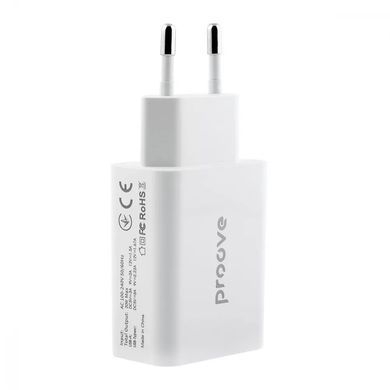МЗП Proove Rapid 20W (Type-C + USB) White - ash-mobile.com.ua - фото 3