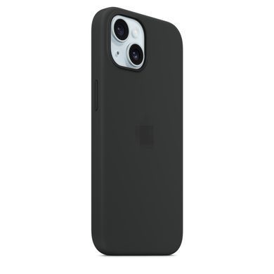 Чехол Silicone Case Full OEM+MagSafe для iPhone 15 Black - ash-mobile.com.ua - фото 6