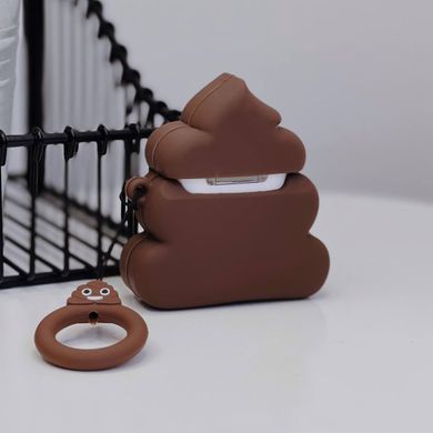 Чехол 3D для AirPods 3 Brown Shit - ash-mobile.com.ua - фото 3