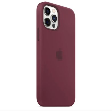 Чехол Silicone Case Full OEM+MagSafe для iPhone 12 | 12 PRO Plum купить