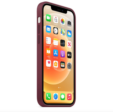 Чохол Silicone Case Full OEM+MagSafe для iPhone 12 | 12 PRO Plum купити
