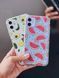 Чохол прозорий Print SUMMER для iPhone 14 Plus Flamingo
