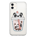Чехол прозрачный Print SUMMER для iPhone 11 Panda Сocktail купить