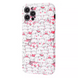 Чохол WAVE NEON X LUXO для iPhone 13 Cats White/Pink