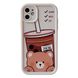 Чохол Wilkins Case для iPhone 12 Bear Biege