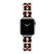 Ремешок Chanel Leather для Apple Watch 42mm | 44mm | 45mm | 49mm Rose Gold/Black