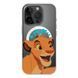 Чохол прозорий Print Lion King with MagSafe для iPhone 17 PRO Simba Love Blue