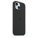 Чехол Silicone Case Full OEM+MagSafe для iPhone 15 Black