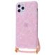 Чохол Confetti Jelly Case на шнурку для iPhone 12 PRO MAX Pink - ash-mobile.com.ua - фото 1