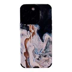 Чохол Ribbed Case для iPhone 15 PRO Marble White/Brown